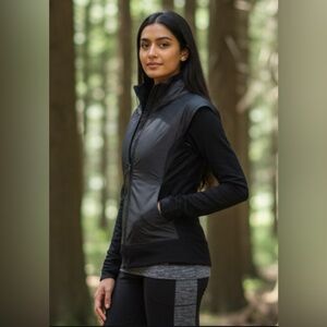 Lululemon Snug Sprinter Jacket Black Heathered W4F45S 
Size 4